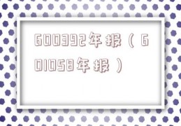 600392年报（601058年报）