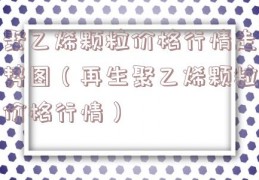 聚乙烯颗粒价格行情走势图（再生聚乙烯颗粒价格行情）