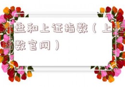 大盘和上证指数（上证指数官网）