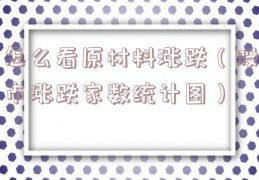 怎么看原材料涨跌（股市涨跌家数统计图）