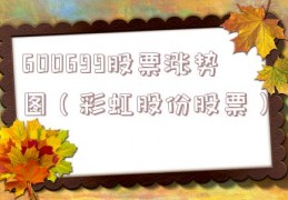 600699股票涨势图（彩虹股份股票）