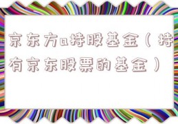 京东方a持股基金（持有京东股票的基金）