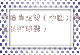 乔治白走势（中国只有五只好股票）