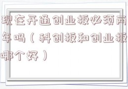现在开通创业板必须两年吗（科创板和创业板哪个好）