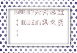 160637天天基金（160637怎么买）