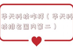 华天科技咋样（华天科技排名国内第二）