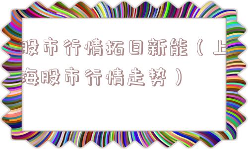 股市行情拓日新能（上海股市行情走势）
