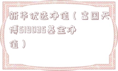 新华优选净值(富国天博519035基金净值) 新华优选净值(富国天博519035基金净值)