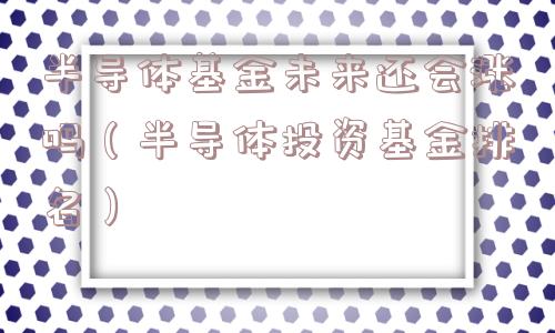 半导体基金未来还会涨吗（半导体投资基金排名）