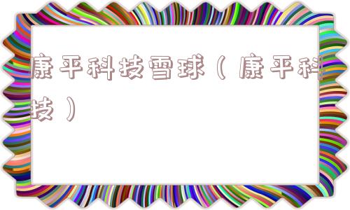 康平科技雪球（康平科技）
