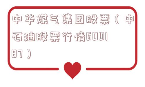 中华煤气集团股票（中石油股票行情600187）