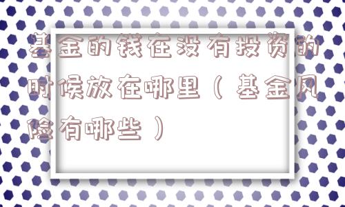 基金的钱在没有投资的时候放在哪里（基金风险有哪些）