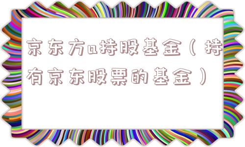 京东方a持股基金（持有京东股票的基金）
