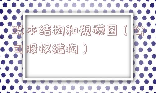 股本结构和规模图（公司股权结构）