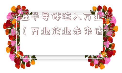 先进半导体注入万业企业（万业企业未来估值）